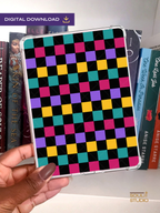 90s Nostalgia Checkers | Printable Kindle Insert