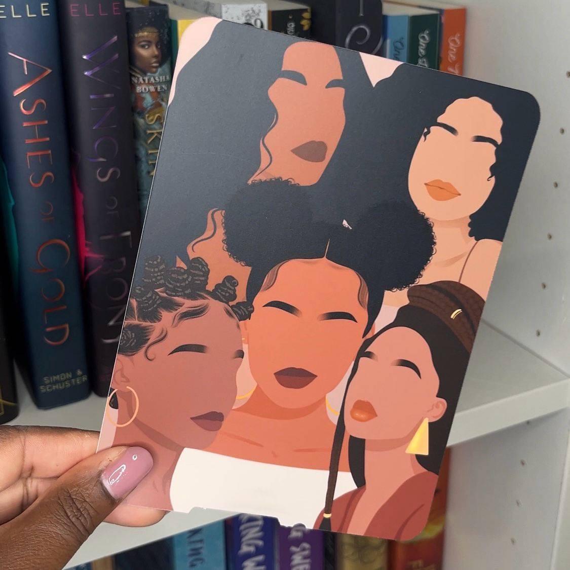 Shades of Beauty Collage | Bookish Black Girl Kindle Insert