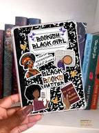 Bookish Black Girl Composition Book | Kindle Insert
