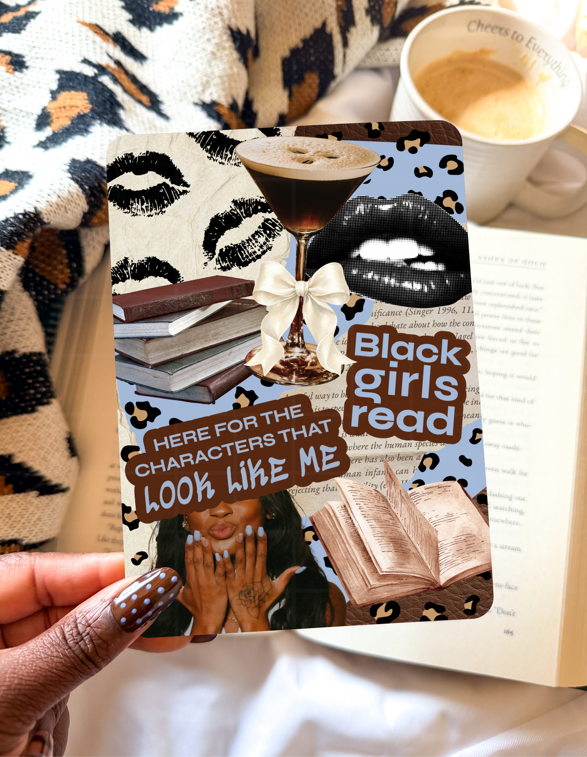 Boujee Bookworm | Printable Kindle Insert