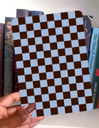 Black Girl Winter Checkered | Printable Kindle Insert