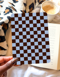 Black Girl Winter Checkered | Printable Kindle Insert