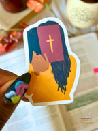 Girl, Read Your Bible Sticker | Black Girl Christian Sticker