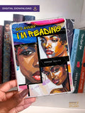 Go Away, I'm Reading | Printable Kindle Insert