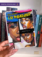 Go Away, I'm Reading | Printable Kindle Insert